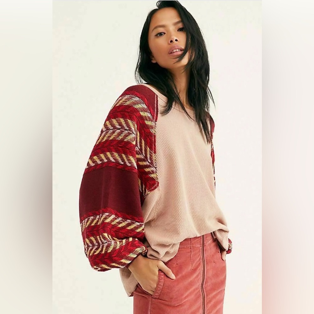 We the Free Rainbow Dreams long sleeve top small